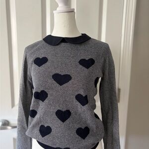 Oasis Black and White Patterned Sweater